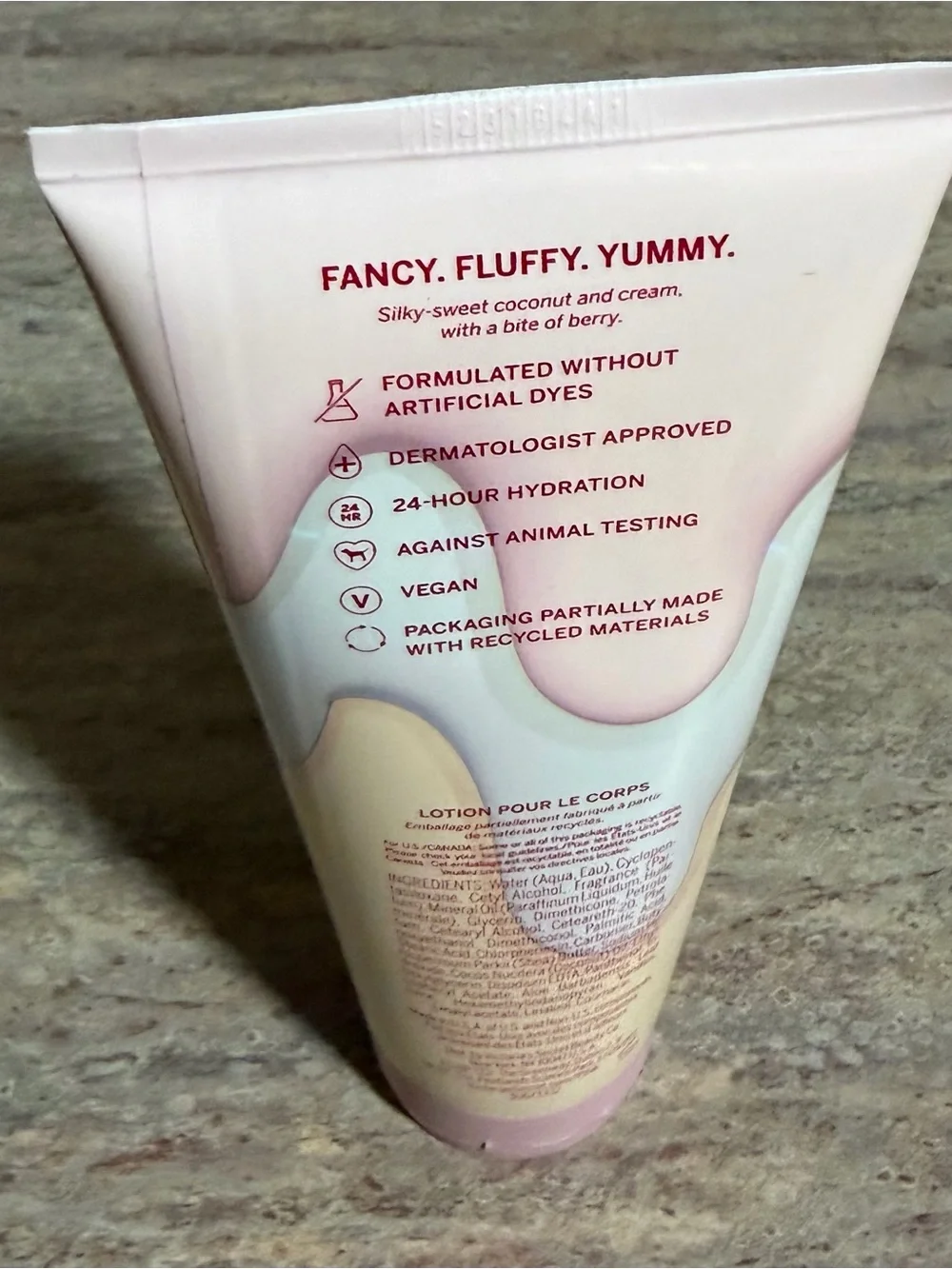PINK Body Lotion Strawberries & Cream, Coconut Milk, Frothy Vanilla
